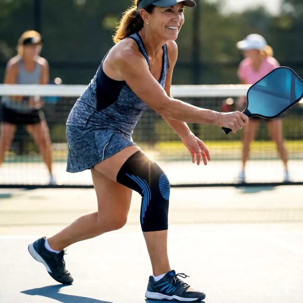 Court Stabilizer: 3D-Knee Support with Gel Padding