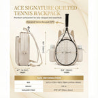 Signature Quilted Tennis Backpack (Free Shipping)