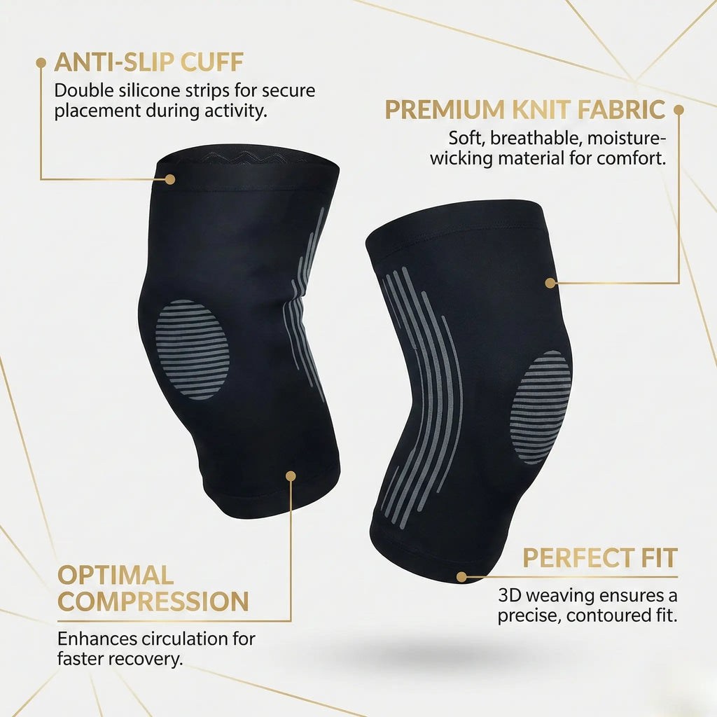Court Stabilizer: 3D-Knee Support with Gel Padding